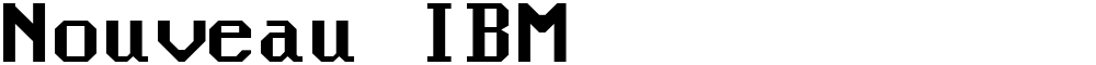 Nouveau IBM