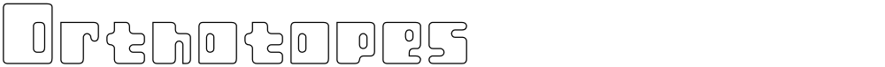 Orthotopes