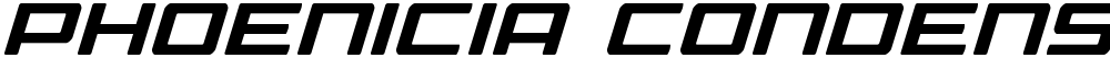 Phoenicia Condensed Italic