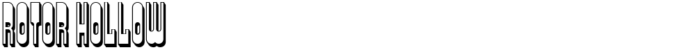 Rotor Hollow