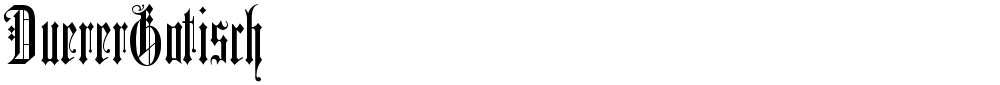 DuererGotisch