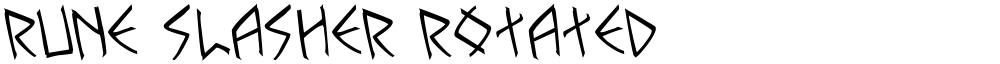 Rune Slasher Rotated