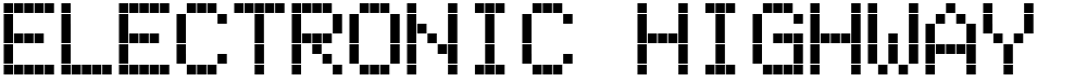 Electronic Highway Sign