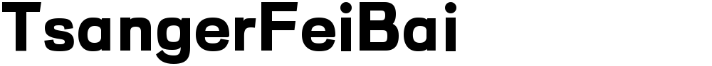 TsangerFeiBai