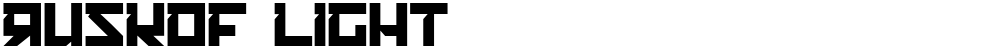 RUSKOF LIGHT