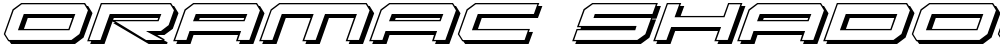 Oramac Shadow Italic