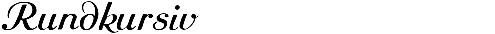 Rundkursiv