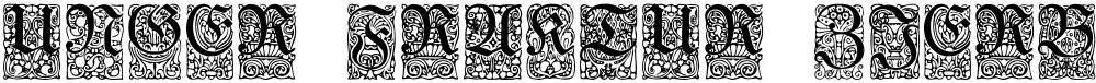 Unger-Fraktur Zierbuchstaben