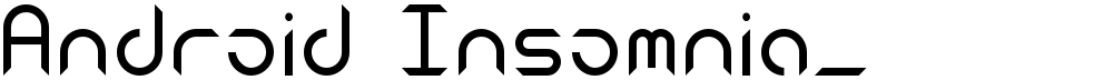 Android Insomnia_
