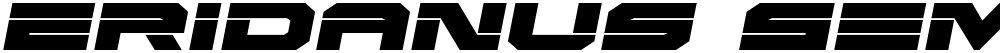 Eridanus Semi-Italic