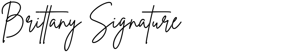 Brittany Signature