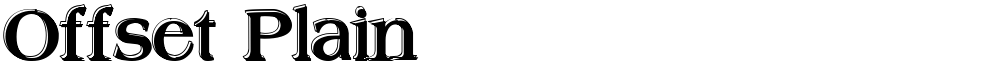 Offset Plain