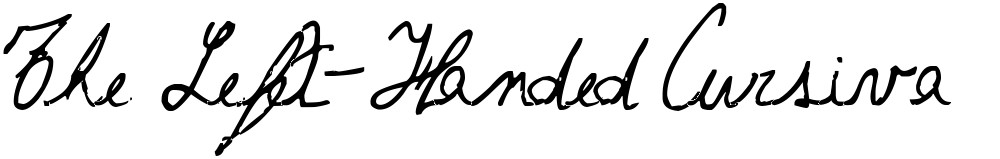 The Left-Handed Cursiva