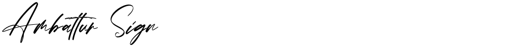 Ambattur Sign