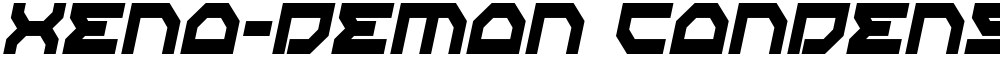 Xeno-Demon Condensed Italic