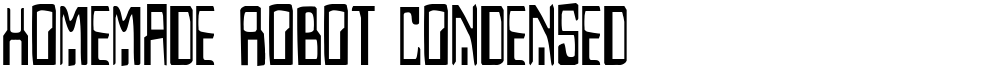 Homemade Robot Condensed