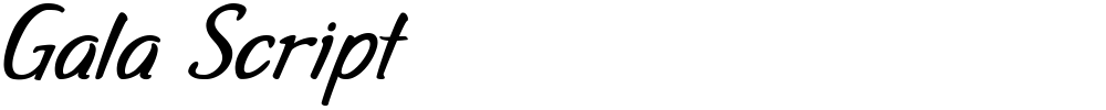 Gala Script