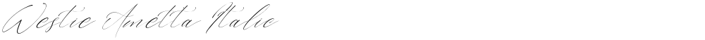 Westie Ametta Italic