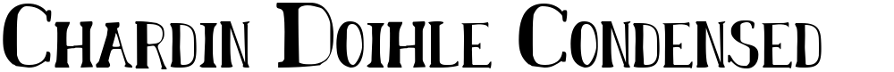 Chardin Doihle Condensed