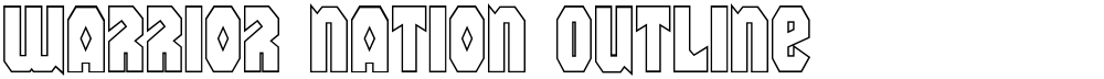 Warrior Nation Outline
