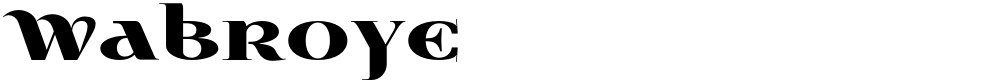 Wabroye