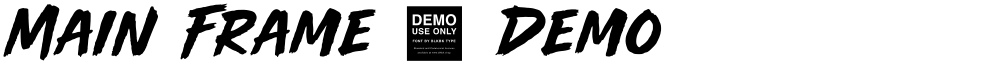 Main Frame - Demo