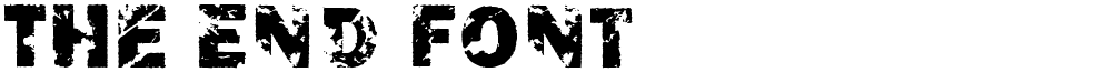 The End Font