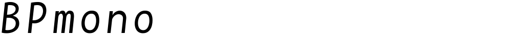 BPmono