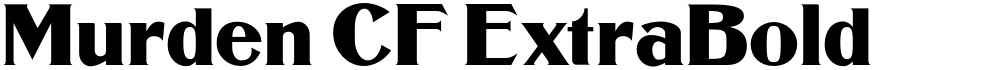Murden CF ExtraBold