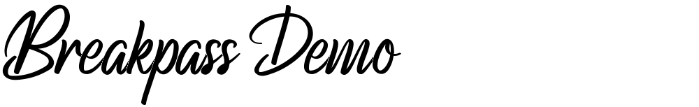 Breakpass Demo