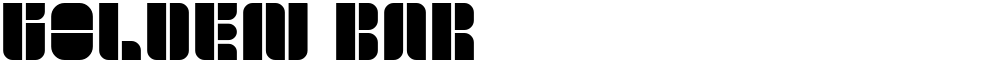 GOLDEN BAR