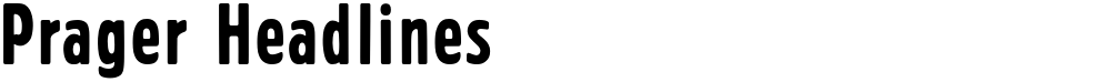 Prager Headlines