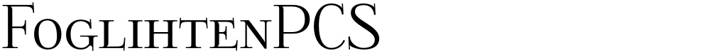 FoglihtenPCS