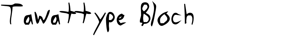Tawattype Bloch