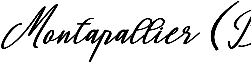 Montapallier (BOLD ITALIC)