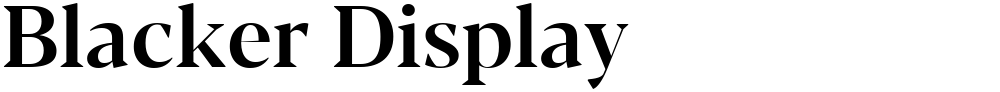 Blacker Display