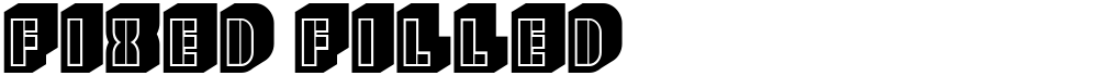 Fixed Filled