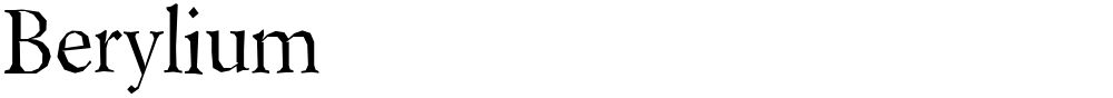 Berylium