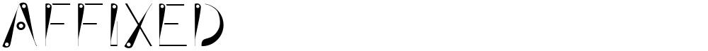 Affixed