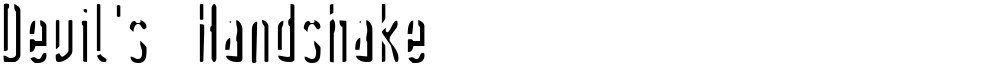 Devil's Handshake