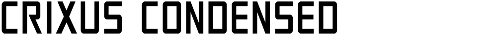 Crixus Condensed