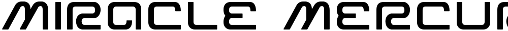 Miracle Mercury Semi-Bold Expanded