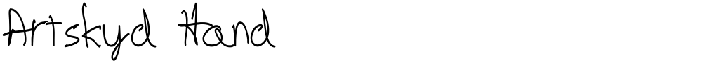 Artskyd Hand