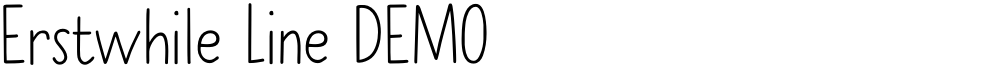 Erstwhile Line DEMO