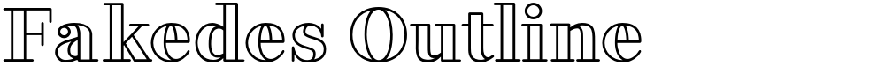 Fakedes Outline