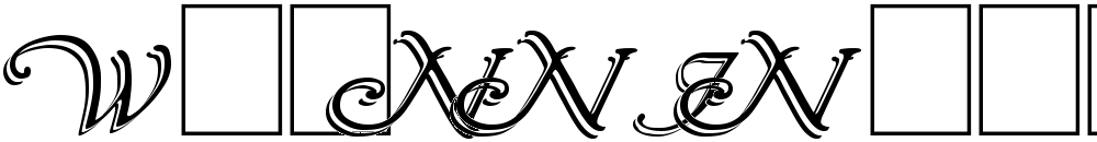 Wrenn Initials Shadowed