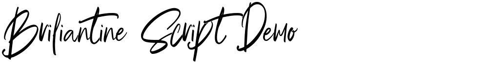 Briliantine Script Demo