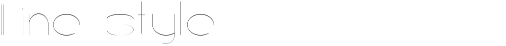 Line style