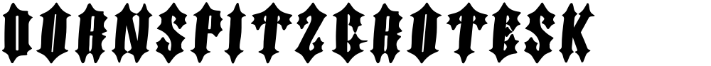 DornspitzGrotesk