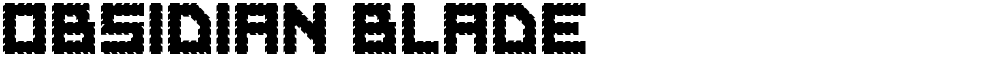 Obsidian Blade